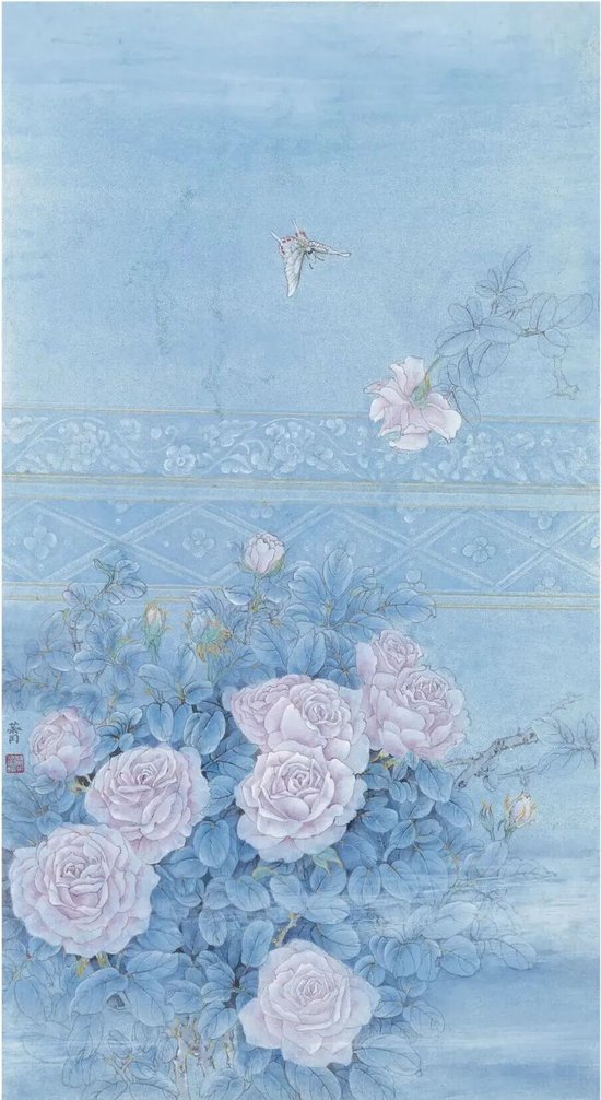 樊蕾 《醉晚》 94cm×50cm 纸本 2025年