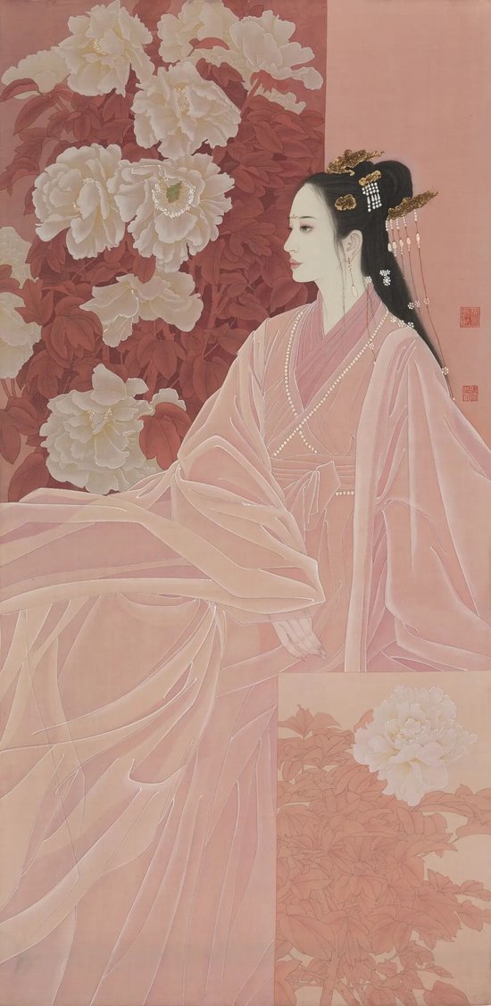 《风华赓续系列二》136cm×68cm&nbsp;张学枚 &nbsp;江苏省中国画学会理事