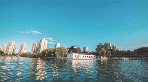 重新开放的莫愁湖