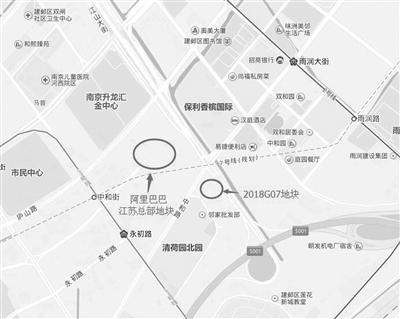 江山大街2018G07地块位置示意图
