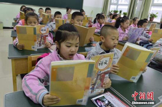 资料图:小学生在上课。中新社记者 刘新 摄