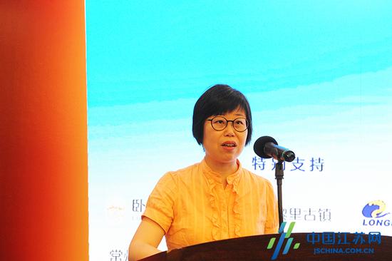 上海东方网副总编辑张桑致辞