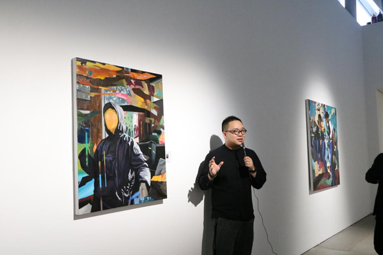 艺术家沈沐阳讲解作品