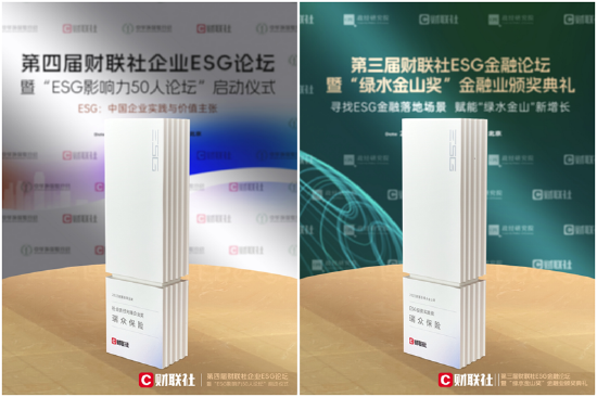 瑞众保险荣获“社会责任先锋企业奖”“ESG投资实践奖”两项大奖