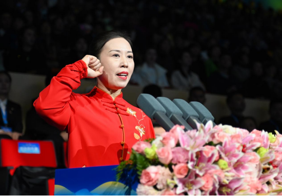 运动员代表 陈春燕