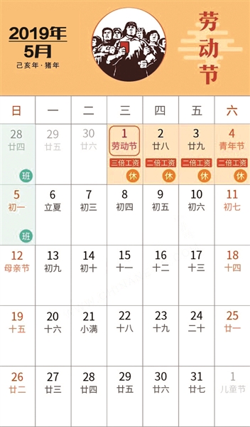 今年五一连放四天假 高速小车将免费通行