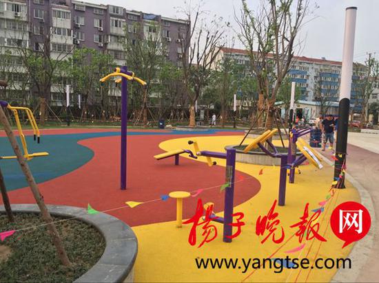 扬州一处空地多年未开发 政府顺应民意建成公园开放