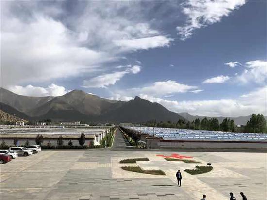 江苏援建的曲水县净土健康产业园。王伟健摄