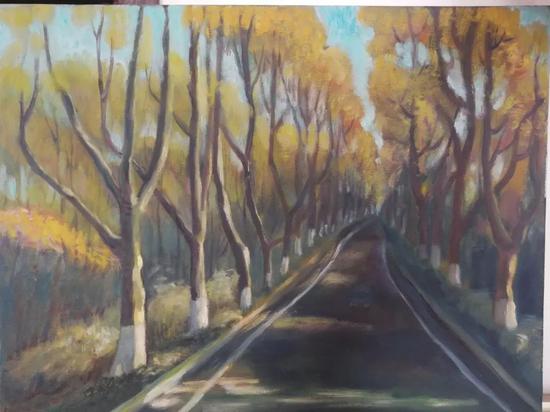 秋之南京(40x30cm)