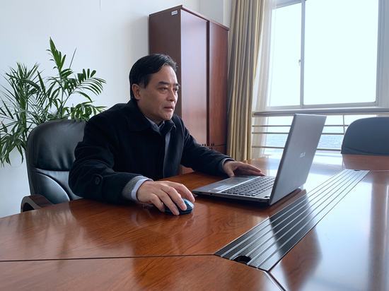 校长杨劲松在线听课