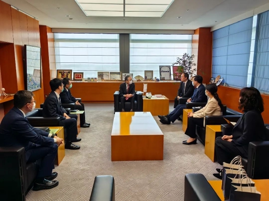 茨城县副知事会见无锡市卫生健康委代表团一行