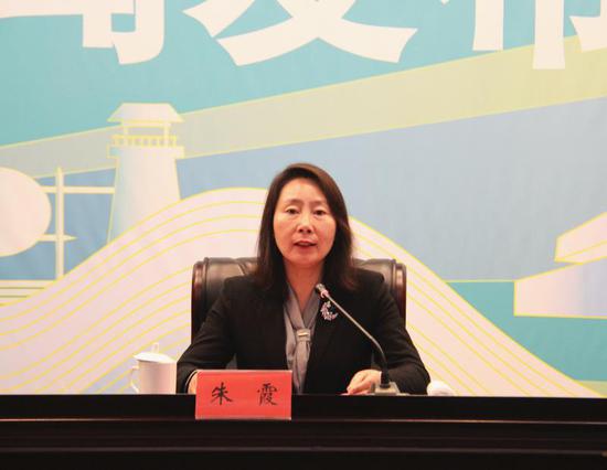 金坛区人民政府副区长朱霞致辞