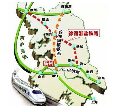 苏州至徐州宿迁淮安盐城4年后将通动车(图)