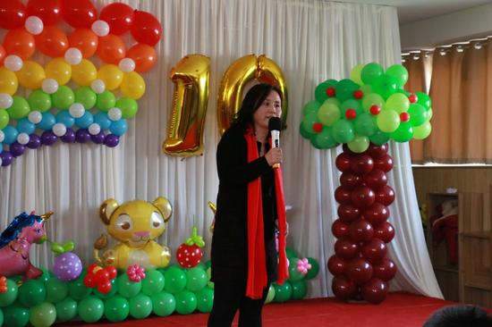 五老村小学办十岁集体生日会