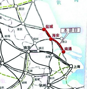 盐通铁路二次环评公示 未来苏北到长三角不从