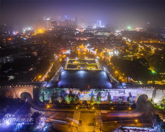 南京三大夜景照明集体亮相 点亮金陵主城夜名