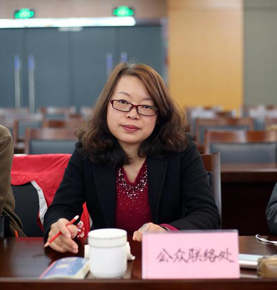 南京市城管局公众联络处副处长刘晓丽