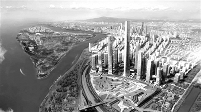 南京国土局昨挂出7幅地块 河西南将建500米超