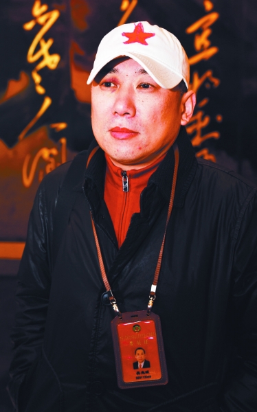 吴先斌委员。南京报业传媒集团全媒体记者 吴彬 冯芃摄