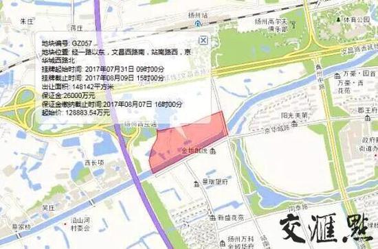 GZ057站南地块的位置