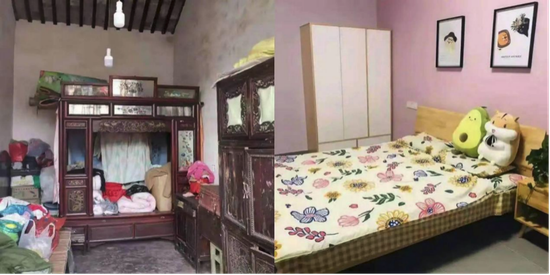 小屋改造前后对比