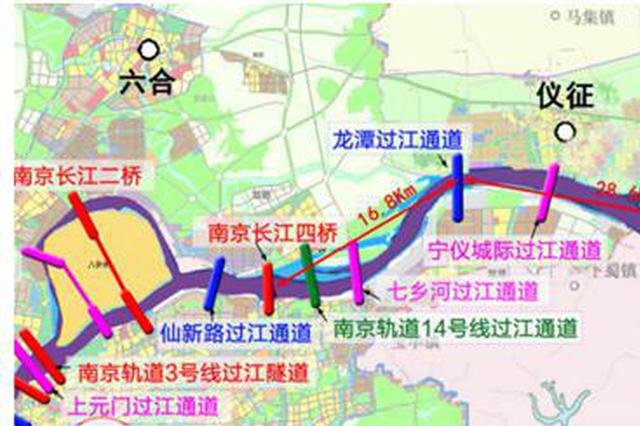 南京扬州建龙潭过江通道 仪征去禄口机场只需50分钟