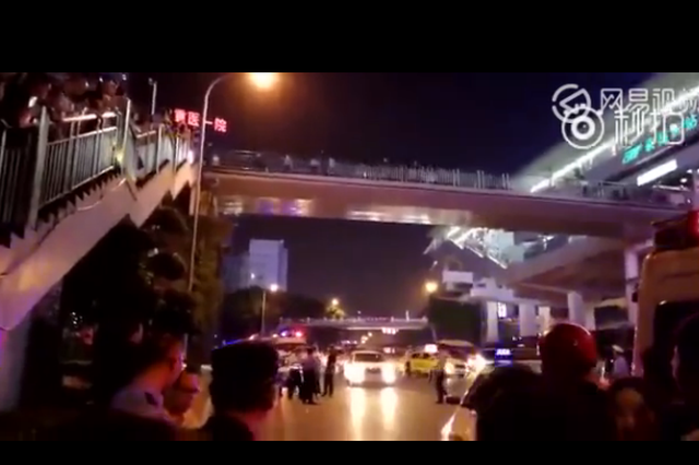 男子天桥抛子致7岁儿子身亡 家人称其离异受刺激