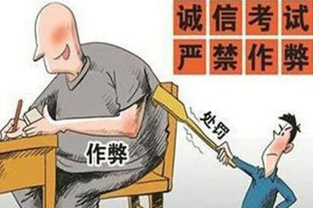 花6200元请人代考"理论" 5名驾考作弊者被警方抓获