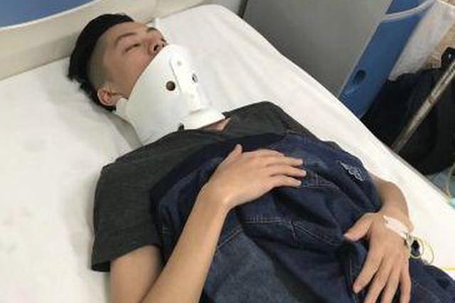 惊！南昌小伙在健身房健身 居然被砸成脑震荡