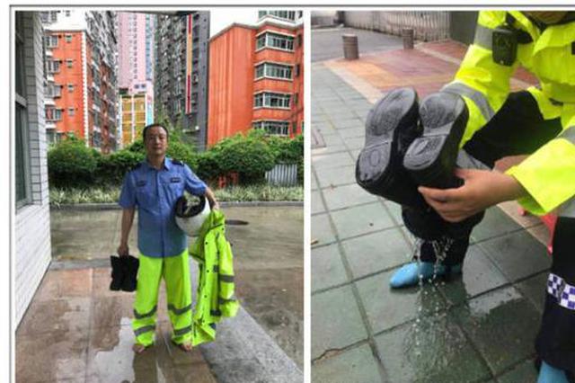 交警冒雨送考生反被家长投诉淋湿孩子 警方:要隆重表扬