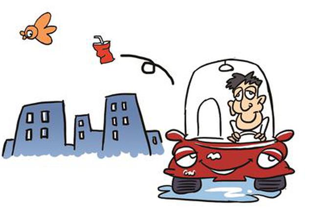 开车扔垃圾没人管?南京交警今年已处罚1600余起