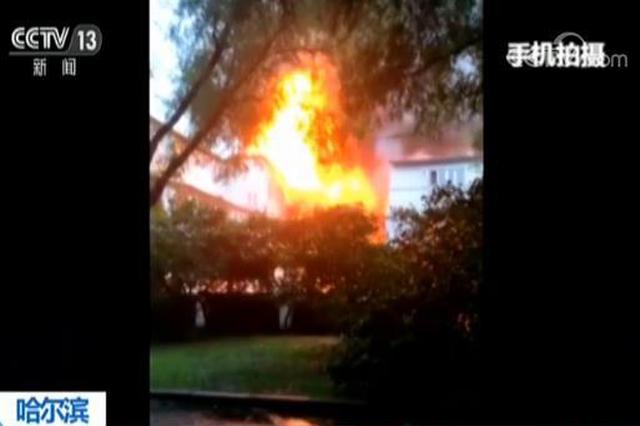 哈尔滨一酒店发生火灾已19人遇难 酒店过火内部画面曝光