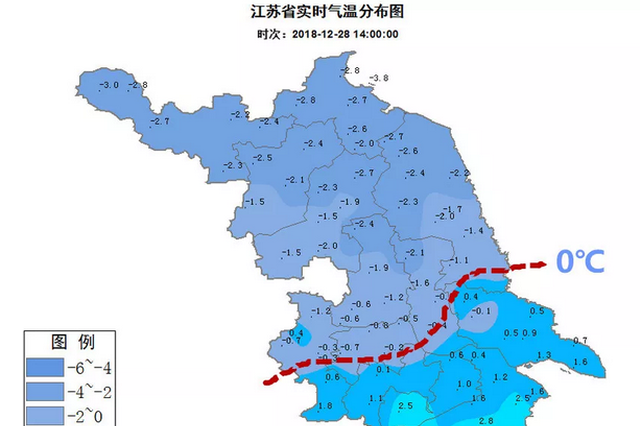 低温！冰冻！降雪！今年最后三天江苏真的会很冷