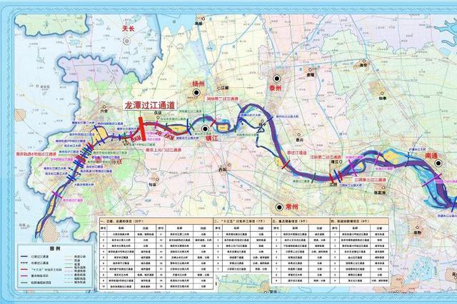 宁扬龙潭过江通道开建！扬州多个重大交通项目集中开工