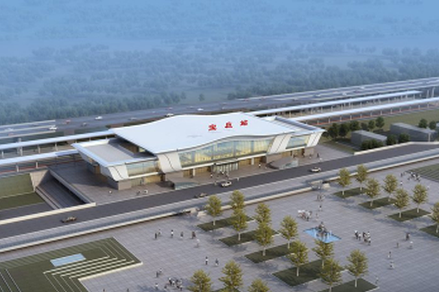 连淮扬镇铁路扬州段四座高铁站房同时开建 设计效果图亮相