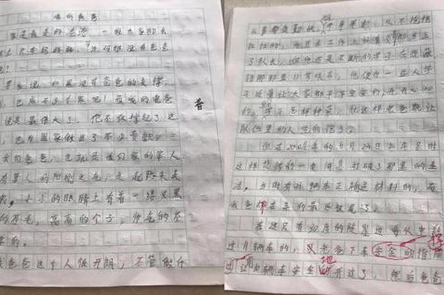 10岁才知爸爸牺牲10年 作文《我的爸爸》看哭许多人
