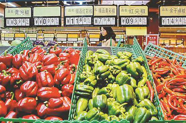 3月江苏CPI同比涨2.5%