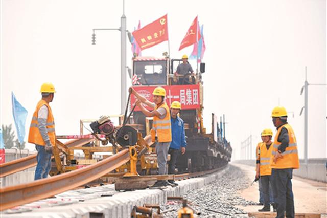 徐宿淮盐铁路轨道铺通 一季度江苏铁路投资增五成多