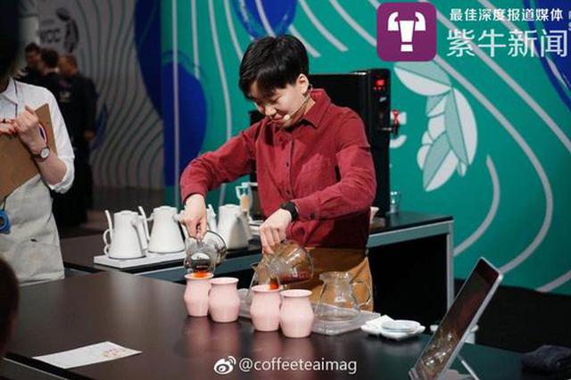 90后女孩获“咖啡奥运冠军” 冲咖啡的水都有自己的配方