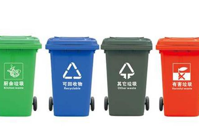 无锡生活垃圾分类管理条例9月施行 标准不参照上海