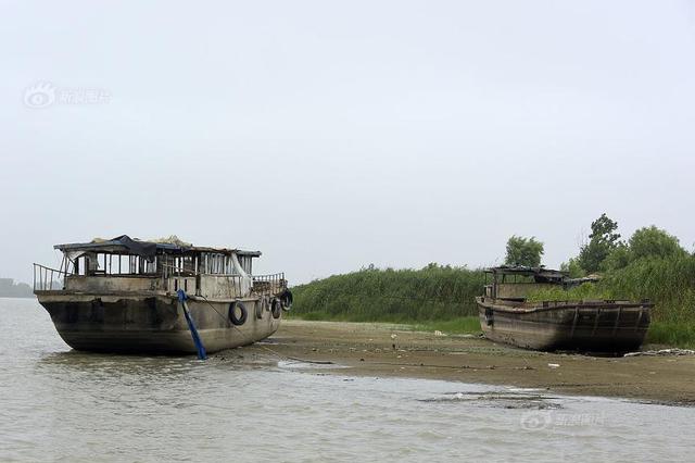 洪泽湖水面缩小近一半 直击淮河流域60年一遇气象干旱