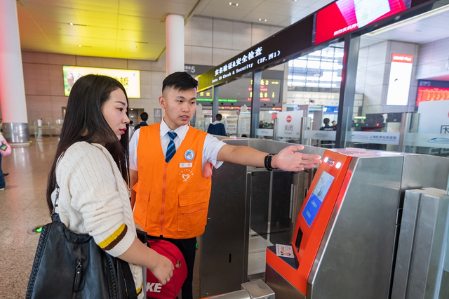 “刷脸进站”将扩充至长三角40个城市65个火车站