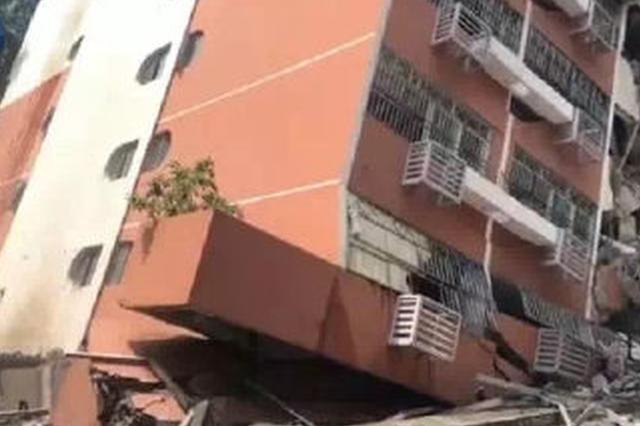 深圳罗湖一公寓楼沉降倾斜 事发前地下异响被觉察