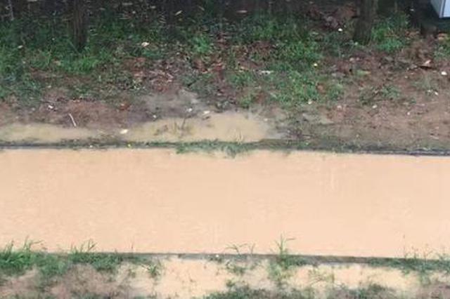 神操作！雨污水管改造后 这个小区反而积了水
