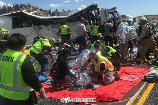 中国驻美使馆：犹他州巴士事故致中国游客4死26伤