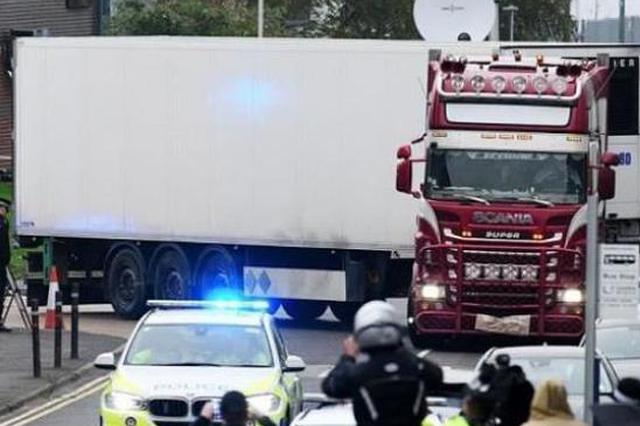 英货车39名遇难者为越南籍 越方谴责人口贩运行为