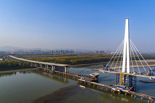 探访南京长江五桥：世界首座轻型钢混结构斜拉桥，明年底通车