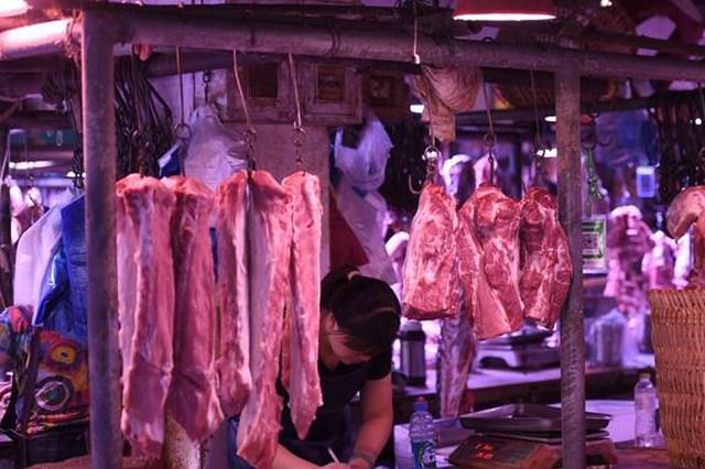 中国猪肉批发价连续三周环比下降