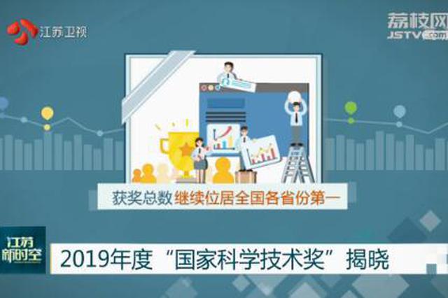 江苏55项通用项目获“国家科学技术奖” 位居全国省份第一