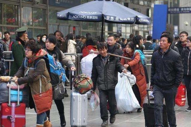 春运第九天全国铁路预计发送旅客1242万人次